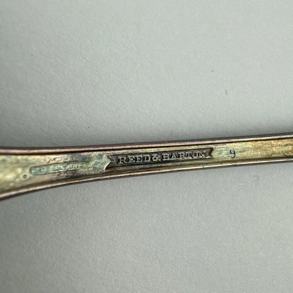 Reed & Barton FESTIVITY Tiger Lily 1945 Silverplate Flatware Cocktail Fork